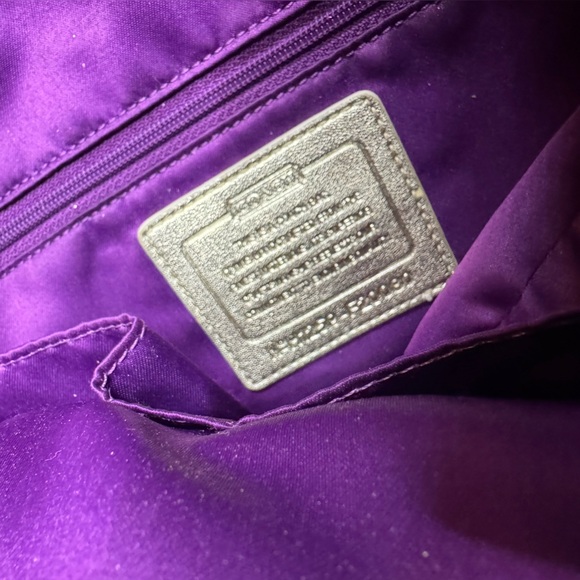 VTG Coach Poppy Vibrant MultiColored Graffiti Graphic Shoulder Bag - Picture 11 of 16